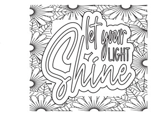 Motivational Quotes Coloring Pages For Adutls