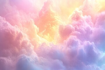 Pastel Cloudscape Sky Background