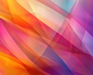 Abstract Colorful Geometric Design