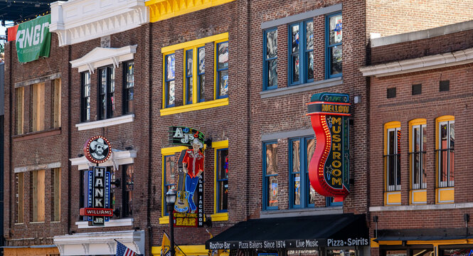 Scenes Around Music Row in Nashville Tennessee