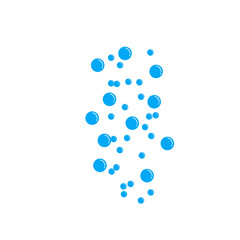 blue water bubble illustration