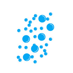 blue water bubble illustration