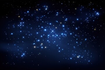 Fototapeta premium Abstract Glowing Starscape Background