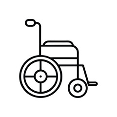 wheel chair outline icon 