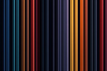 Colorful Vertical Stripes On Dark Background