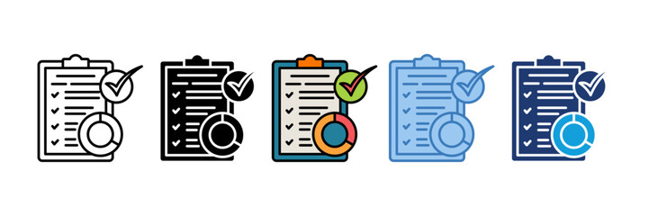 Task Completion Icon Element For Design