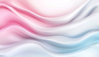 Obraz premium Soft, flowing pastel waves