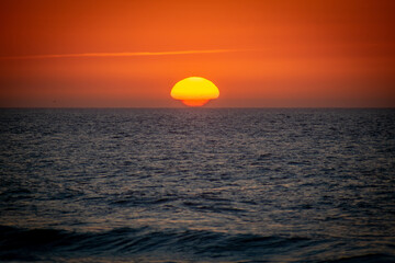 sunrise over the Atlantic Ocean 