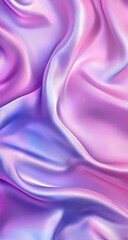 Soft, flowing silk fabric in a vibrant ombre of pinks and purples