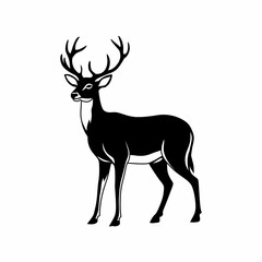 deer silhouette vector