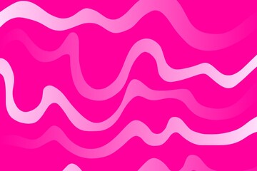 Playful pink waves create a vibrant and trendy abstract background, perfect for feminine designs, social media, and energetic branding.