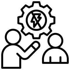 Conflict Resolution Icon