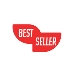 Best Seller Like Button Icon | Red Badge Vector Isolated on White Background