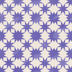 seamless pattern star-like motif