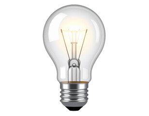 Realistic Light Bulb Glow PNG