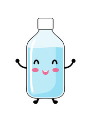 ペットボトル水の笑顔のキャラクター