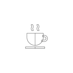 Line Style Coffee Cup Icons