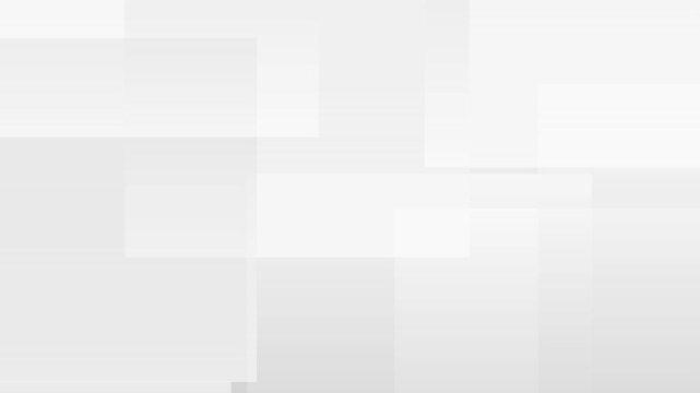 Corporate abstract white gradient square looping motion 4k background seamless animated