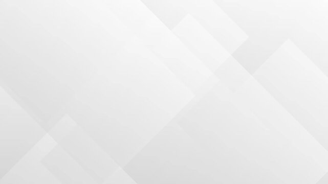 Modern abstract white gradient square looping motion 4k background seamless animated