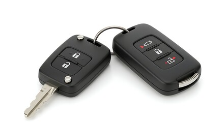 Car Key Fob and Key  Remote Keyless Entry System