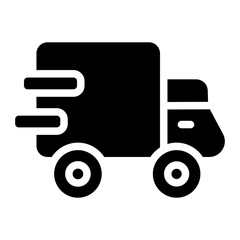 Delivery send Solid Icon