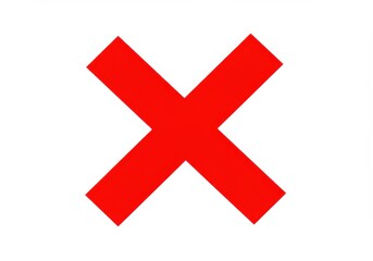 Obraz premium Red cross symbol isolated on transparent background