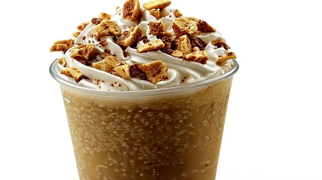 Iced Coffee Delight: A Refreshing Blend of Flavors and Creamy Goodness in a Cup