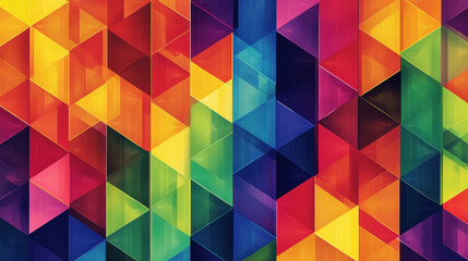 abstract geometric background, Seamless_vector_rainbow_pattern 