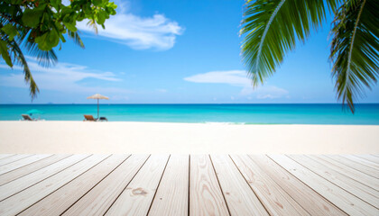 Tropical Background Mockup – Exotic Summer Design Template for Branding, Posters, and Products

