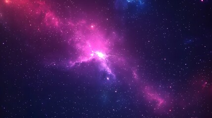Naklejka premium Deep space nebula with vibrant hues.