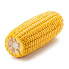 corn on a white background