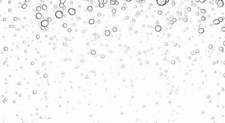 Numerous bubbles ascending from the bottom. The bubbles vary in size and are dispersed throughout the image, giving an impression of effervescence or fizzing.