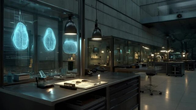 Modern, Empty Laboratory Interior