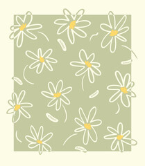 Innovative Blending of Geometric Shapes and Floral Scroll Patterns