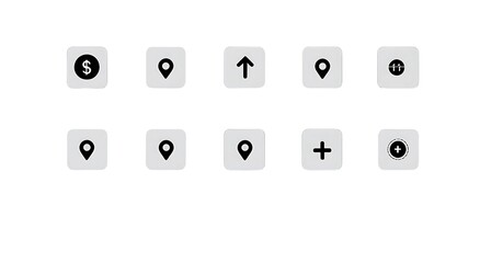 number one on white background