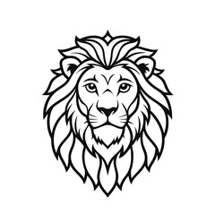 lion head vector illustration