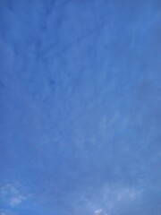 blue sky with clouds