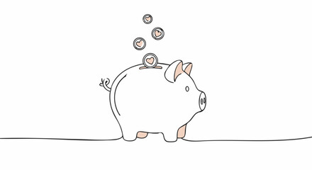 Charity donation concept piggy bank savings tips and financial planning for future investment and money management strategies