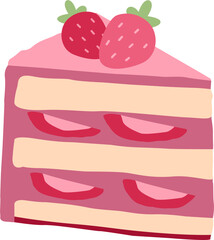 Birthday Celebrations Cute Cake and Birthday Cap