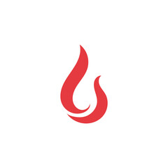 Fire flame logo and symbol vector ilustration