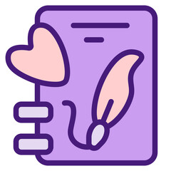 Mom Poetry Flat Icon