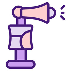 Obraz premium Noisemaker Flat Icon