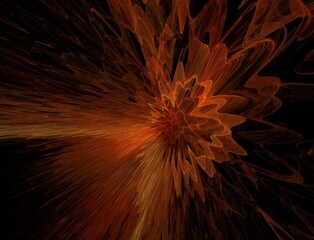 Obraz premium Imaginatory fractal abstract background Image