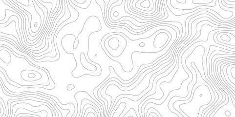 Abstract topography contour map line and modern wavy map line design, digital print terrain lines texture vector white background.