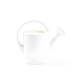 Watering can isolated on a white .