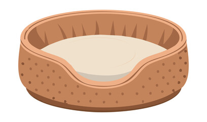 Cozy Beige Pet Bed Home Interior