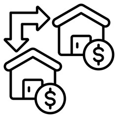 Real Estate Outline Icon