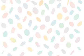 Colorful confetti falling creating a festive and celebratory mood, perfect for various design projects on transparent background
