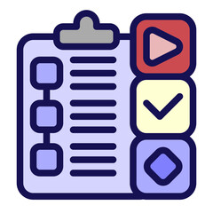 Content planner Flat Icon