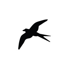 Swallow bird vector illustration. Swallow bird vector illustration is a symbol of hope, love and loyalty.